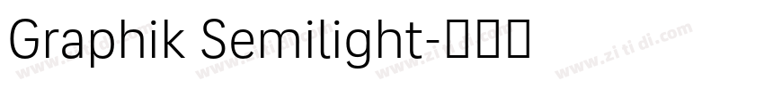 Graphik Semilight字体转换